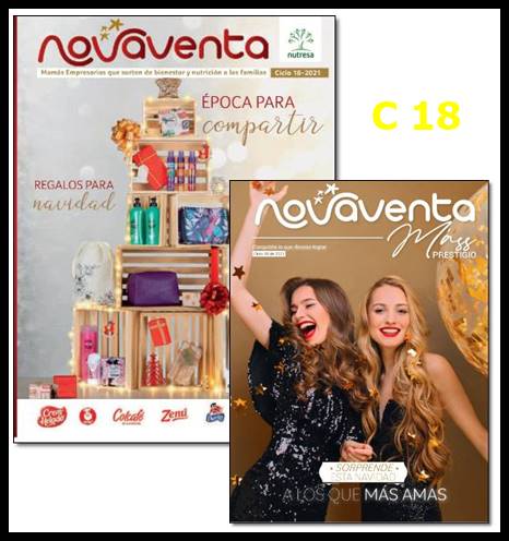 Novaventa Campaña 18 2021 + Catalogo Mas Prestigio C18